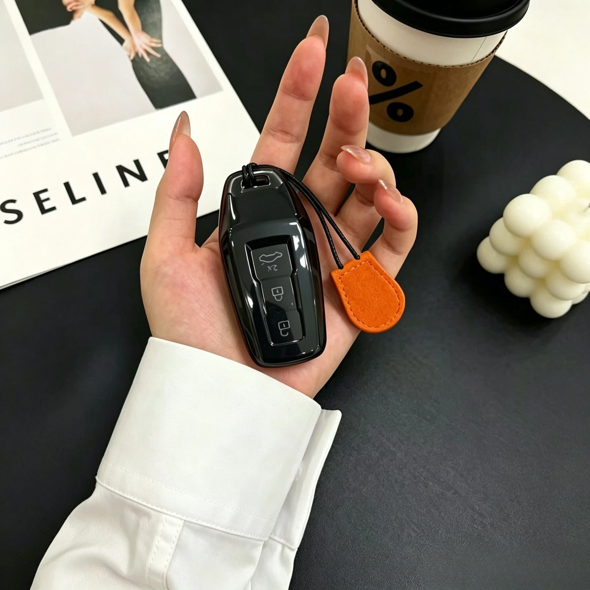 Premium Shockproof TPU Car Key Case Cover For 2026 Audi A5L A4L A7 A6L Q6L e-tron Q8, Auto Remote Fob Protective Shell