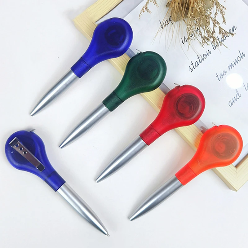 Creative Stationery Tape Ruler Tools Supplies Pen Portable Mini Retractable Tape Measure Ballpoint Pen Ballpoint Pen