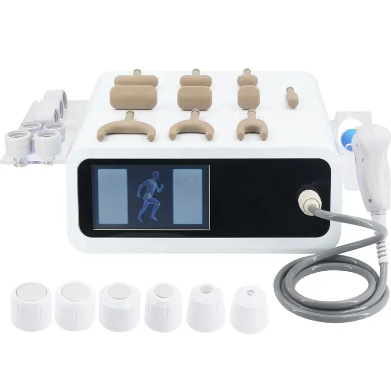 12 Bar Pneumatic Shockwave Therapy Machine Muscle Relaxation Pain Relief 2-in-1 Chiropractic Tool for ED Treatment