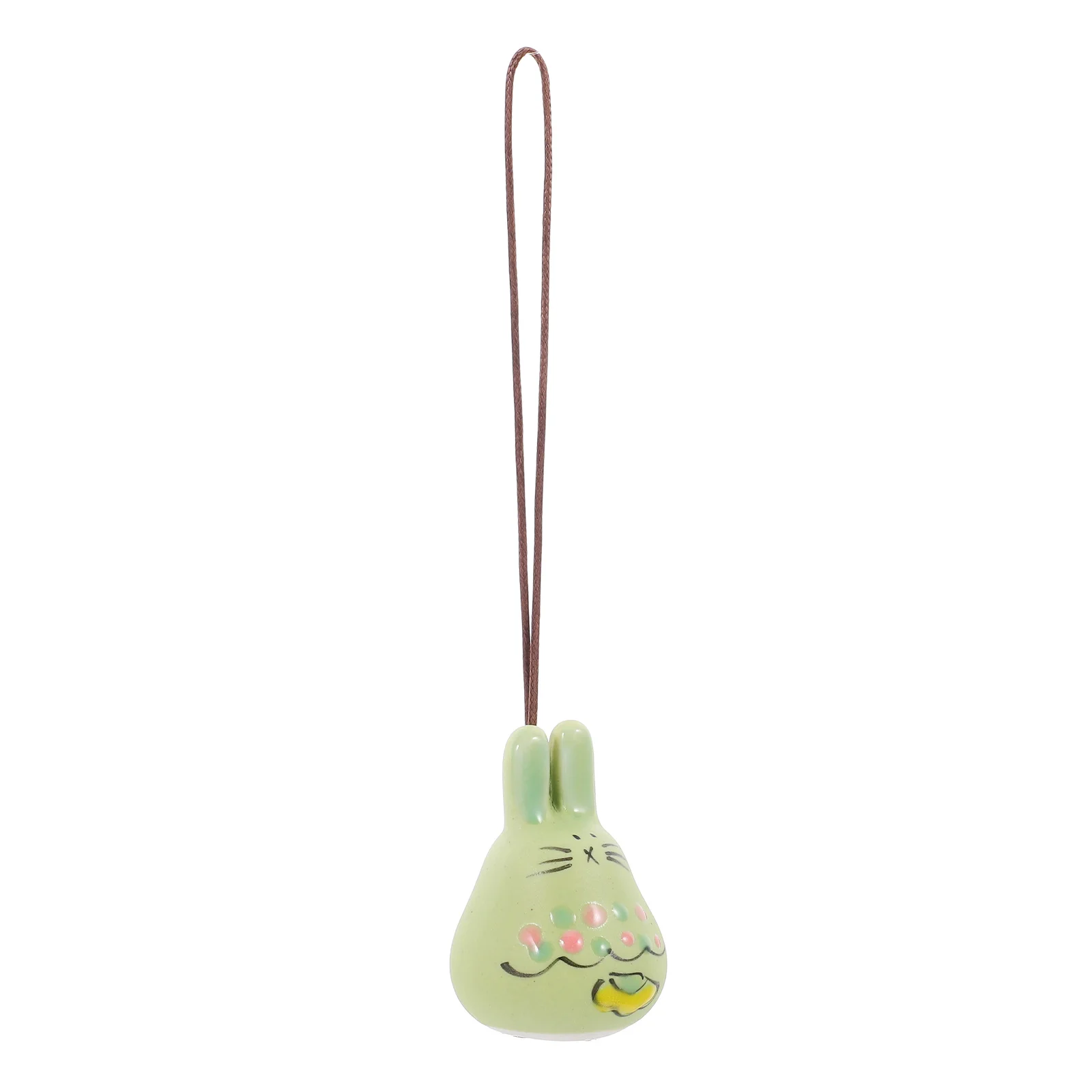 

Home Decor Bunnie Ornament Bunny Green Wind Chimes Car Decoration Windchimes for