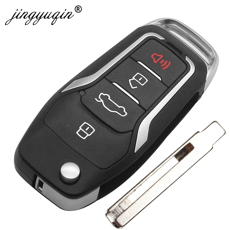 jingyuqin Upgrade Remote 3Buttons + Panic Flip Folding Car Key For For Hyundai Elantra GT I30 FCC TQ8RKE-3F03 315Mhz FSK ID46