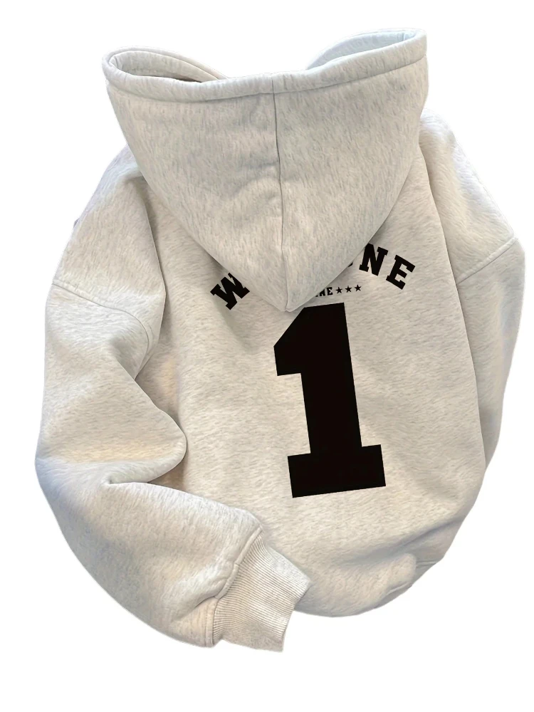 سترة رجالي غير رسمية بغطاء للرأس مطبوعة هندسية من القطن الخالص فضفاضة تناسب 2025 الأكثر مبيعًا للجنسين للخريف والشتاء ملابس الشارع الشهير موضة جديدة