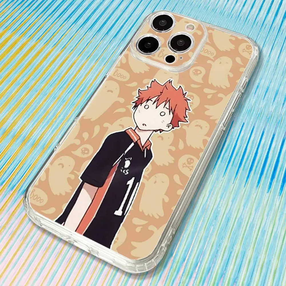Amine H-Haikyuu Karasuno Phone Case For iPhone17,16,15,14,13,12,11 Plus,Pro Max Soft Transparent Cover