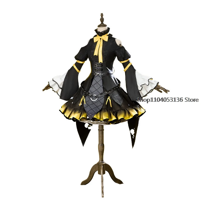 Anime Kagamine Rin Len Cosplay Costumes Halloween Costume Kcagamine Brother Sister Lolita Uniform Role Clothing Party Uniform