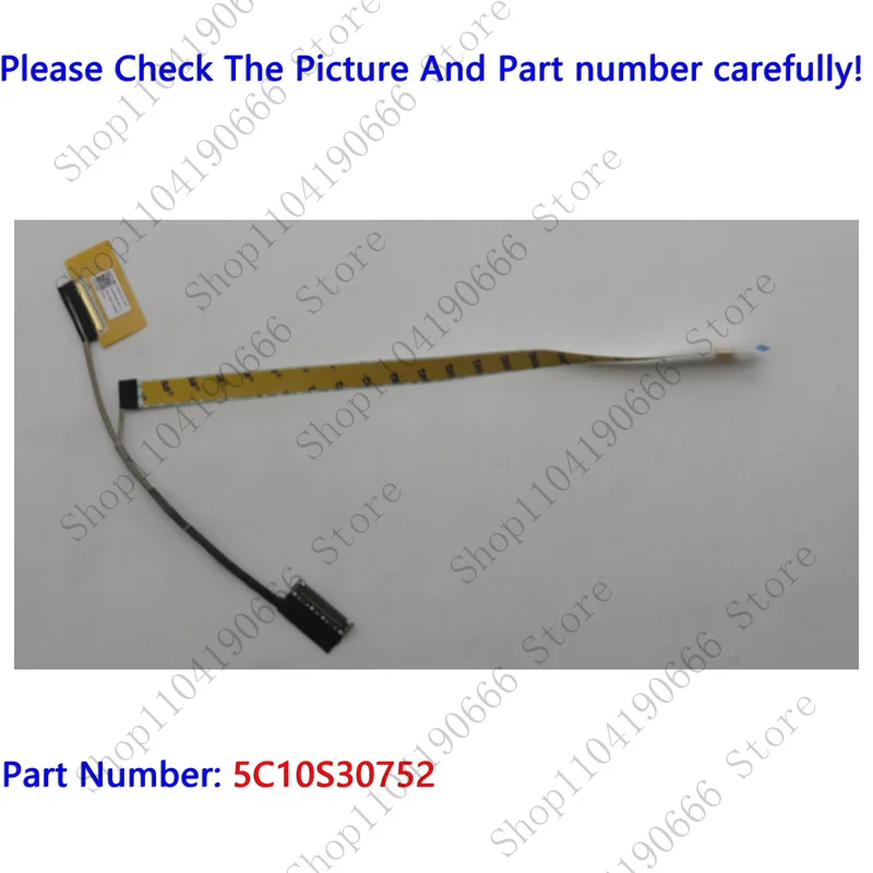 

5C10S30752 Новый для Lenovo IdeaPad Slim 5 16ABR8 RGB EDP кабель провод линии 40PIN компоненты ноутбука