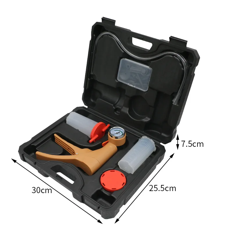 

Suitable for Manual Vacuum Pump Test Pistol Tester Pressure Vacuum Gauge Brake Fluid Drain Fuel Filling Gun Auto Maintenance Too