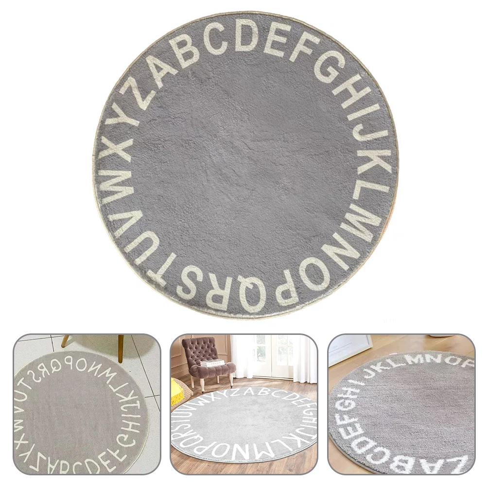 

Детский коврик для ползания, круглый хлопковый напольный коврик 180 см для детей, игровой ковер, коврик для детской комнаты, моющаяся палатка, подушка для земли