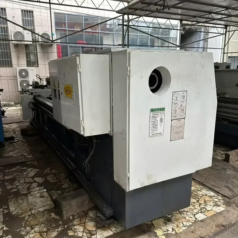 99% New Shenyang CW6180B Heavy Used Lathe, High Cost Performance, Carbide Tool Spindle for Large Metal Turning