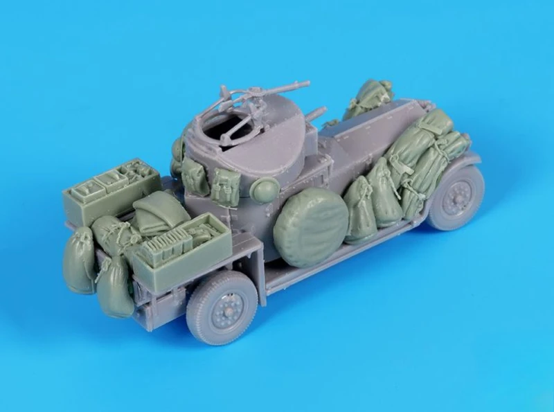 1/72 Scale Die-Cast Resin Model Assembled Kit Pattern 1920 Accessories Set (No Car) Unassembled and Unpainted