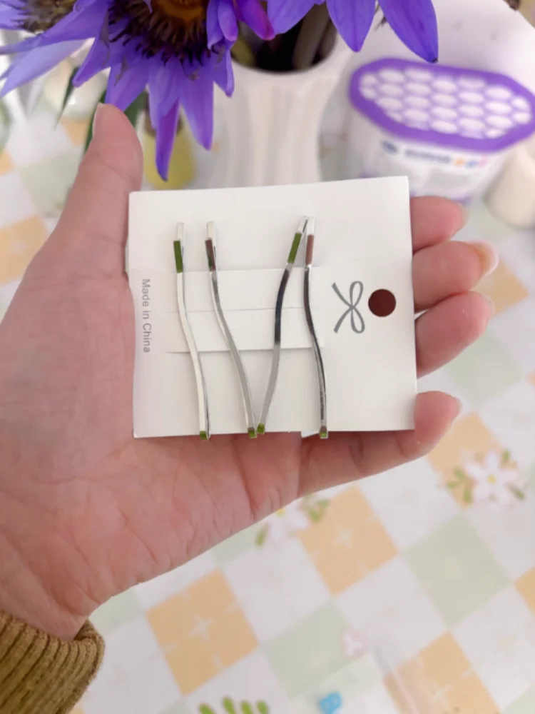 Metal Hair Clips for Women Geometric Rhombus Gold Silver Colors Hairpins Hair Accessories Barrettes Clips Korea Simple Wholesale