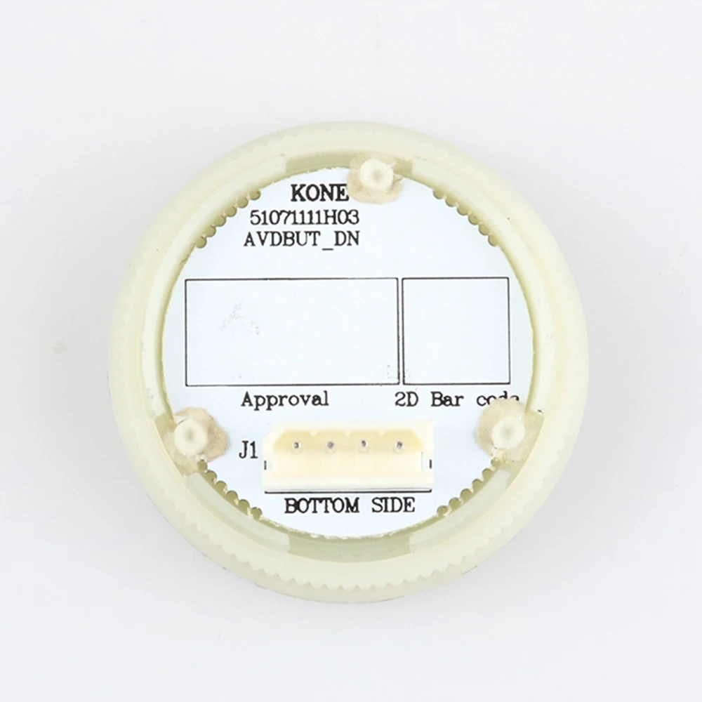 KONE Elevator Push Button Black Background Color Braille Bright Surface Stainless Steel KDS50 KDS300 1 Piece