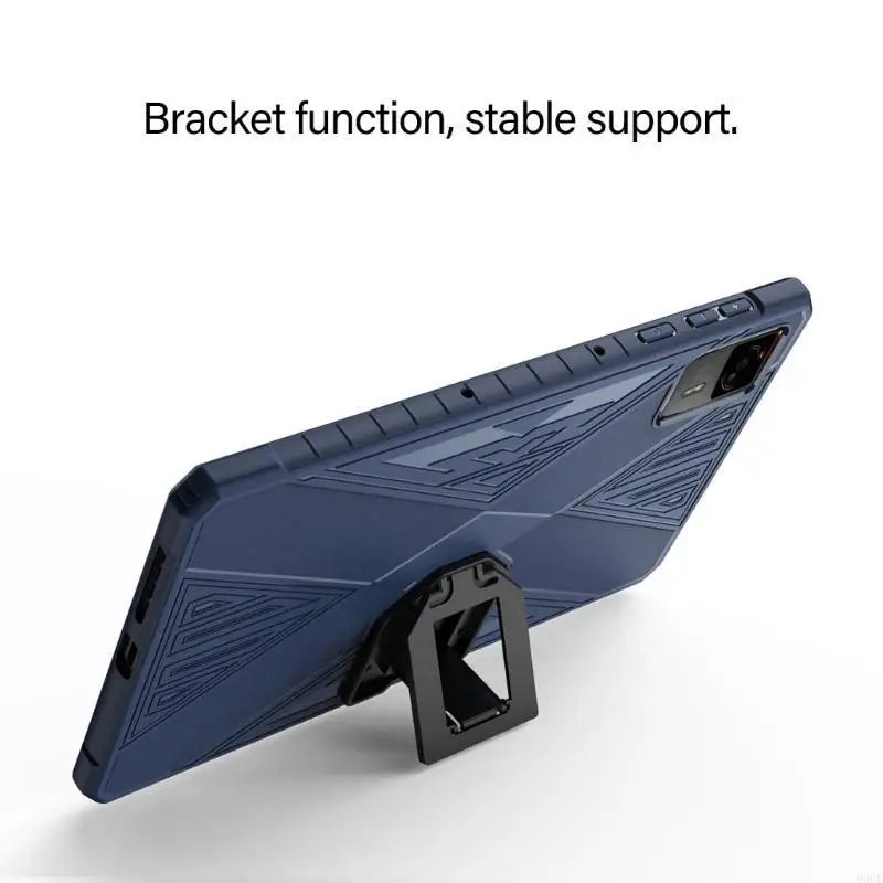 

900F Silicone Case for Legion Y700 2025 with Adjustable Bracket Multiple Viewing Angled Soft Lightweight Case Tablet Protector