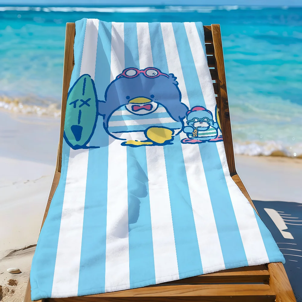 Sa Cute T-Tuxedo Sam Towel Quick Drying Beach Towels Are Suitable For Swimming Pools Camping Yoga And The Gym