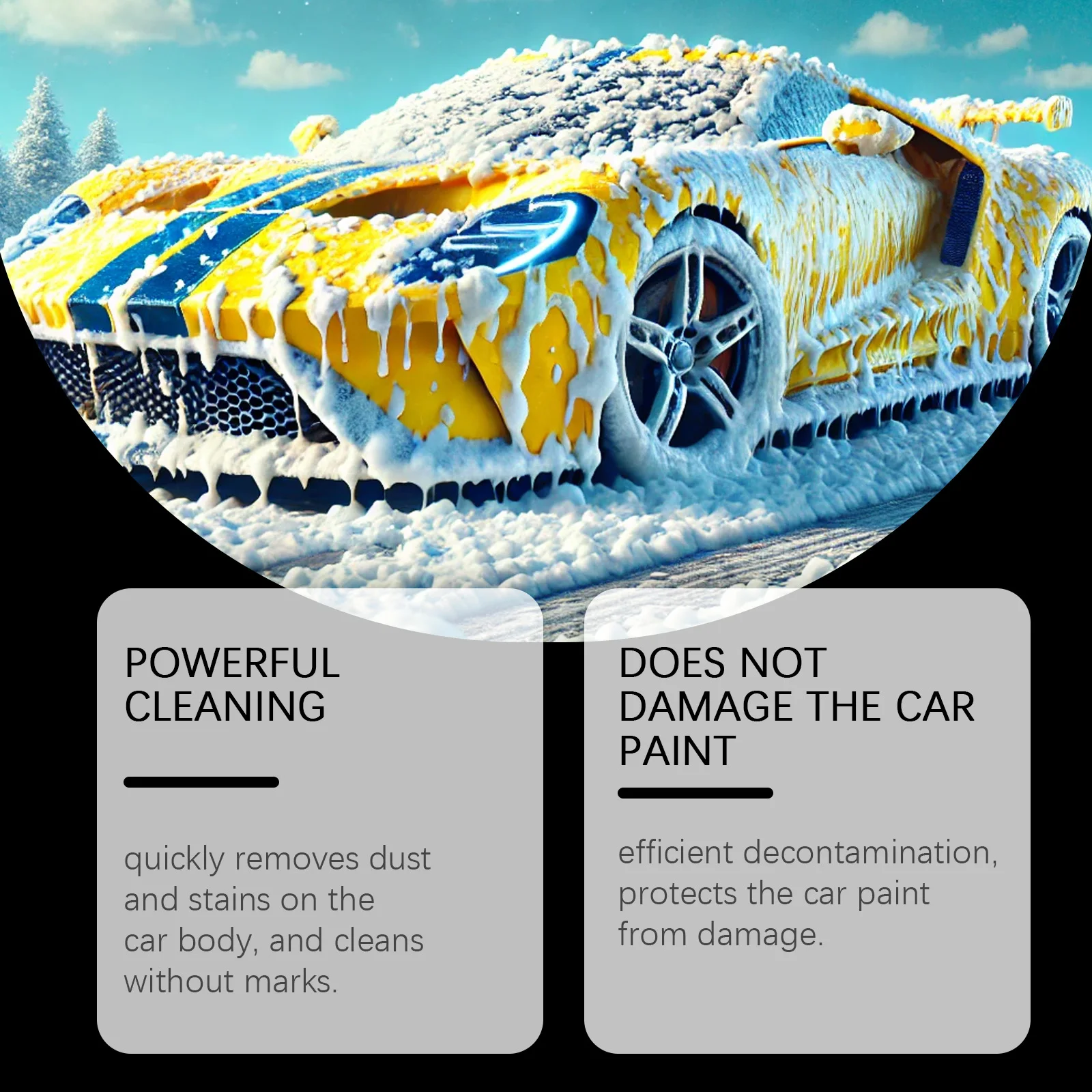 Premium Car Cleaner-Surface Stain Remover,Renew & Protect,Auto Detailing for Exterior&Interior,Daily Car Care Maintenance