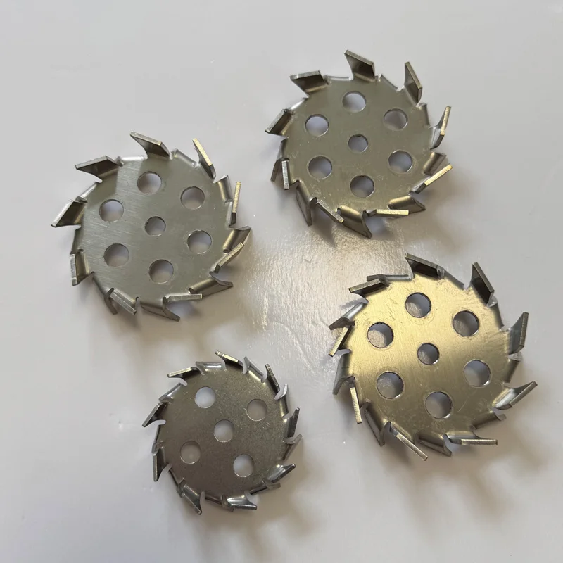 

1pc 50mm to 250mm Lab Stainless Steel Saw Tooth Stirrer Dispersion Disk with Diversion Hole