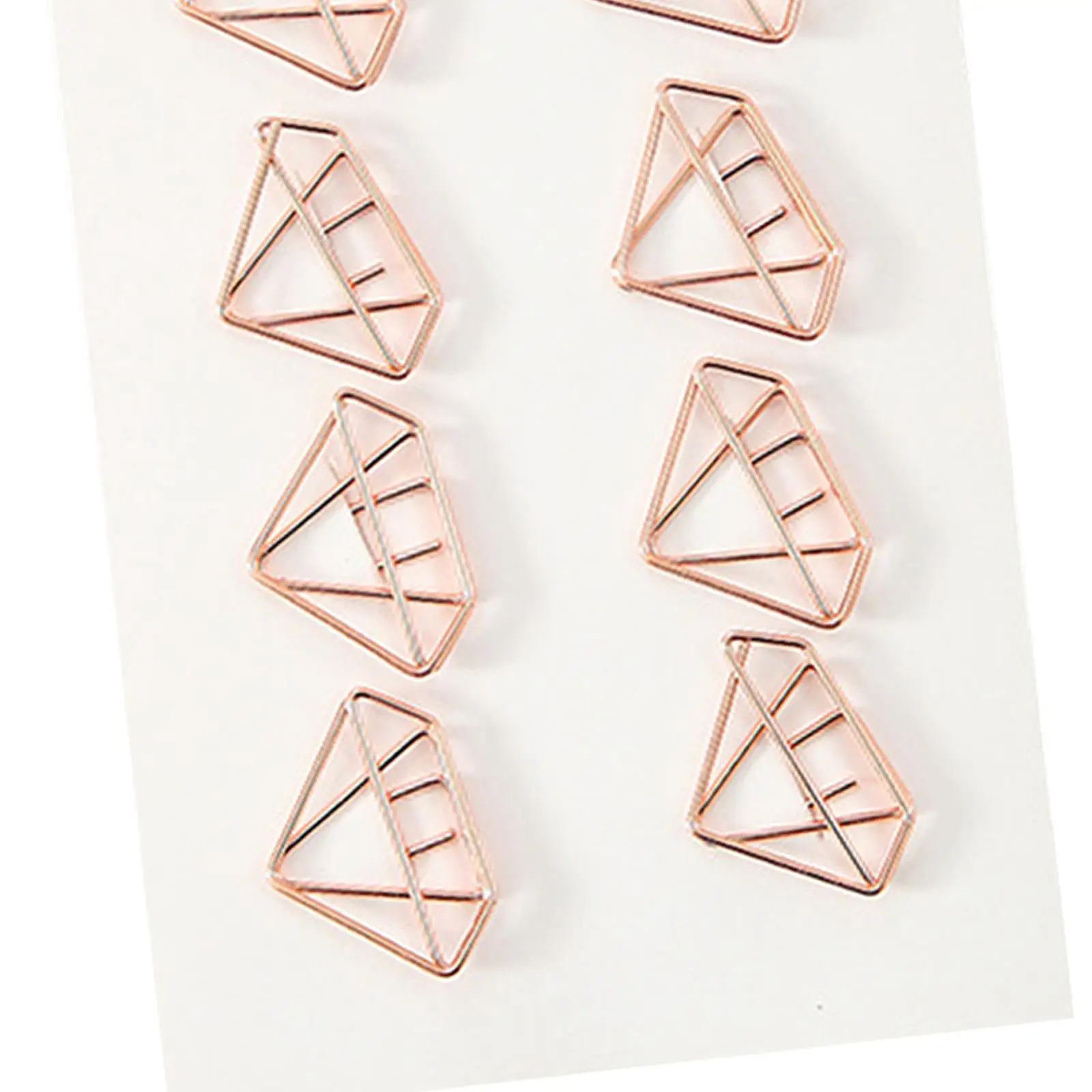 8Pcs Novelty Paper Clips Accessories Reusable Bookmark for Card Party Albums School File Note