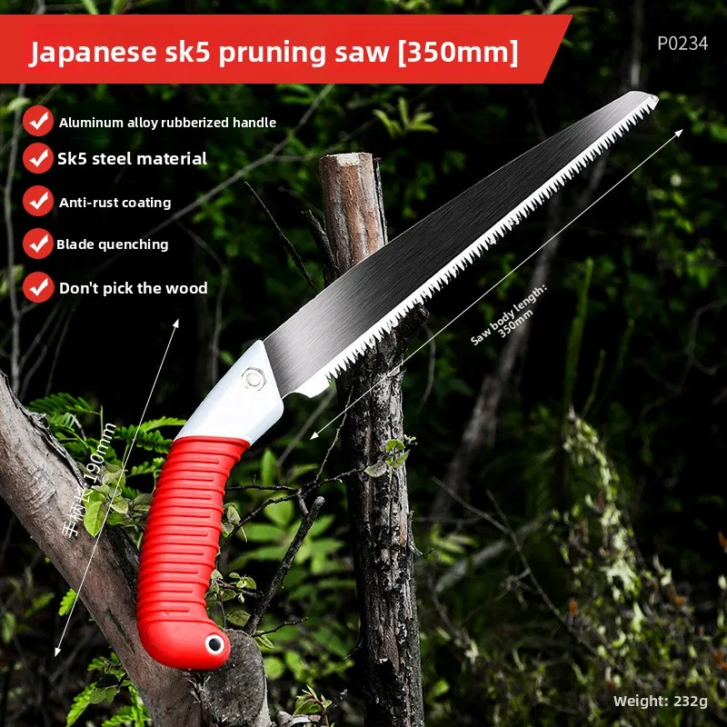 Japanese Style Home Woodworking Decoration Sk5 Steel Hand Saw Compact Mini Express Sharp Logging Saw Fruit Tree Fast Delivery