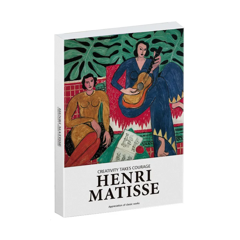 30 pçs henri matisse arte cartões postais presente desejo mensagem cartões para diy adesivo de parede pintura fundo decoração