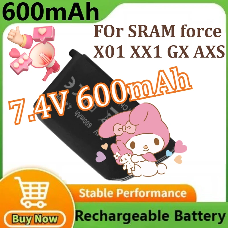 

Battery for SRAM Force X01 XX1 GX AXS Red Black Axs Etap Wireless Electronic Battery Variable Speed Front and Rear 600mAh