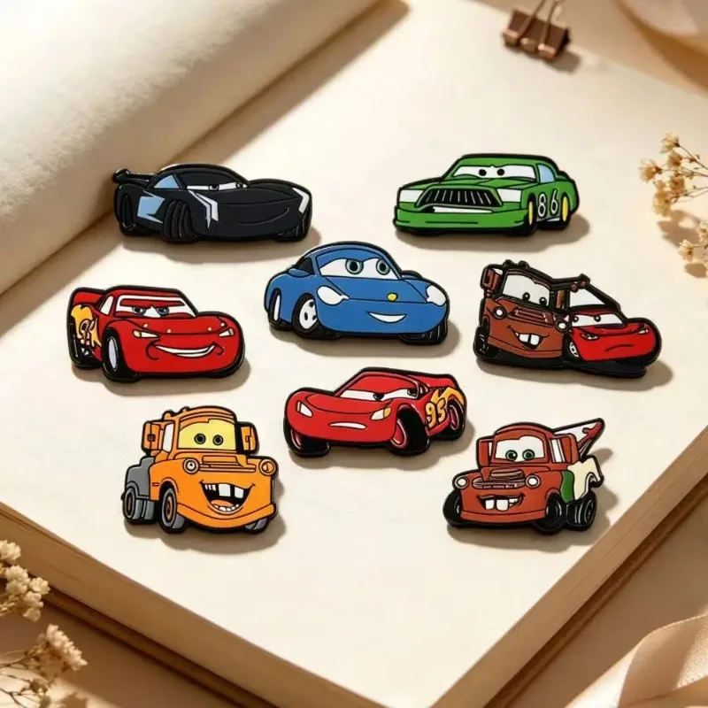 8pcs Set Movie Badge Cute Cartoon Car Badge Cool Brooches for Backpacks Jackets Bags Comedy Cute Cartoon Lapel Pins Student Gift view 3
