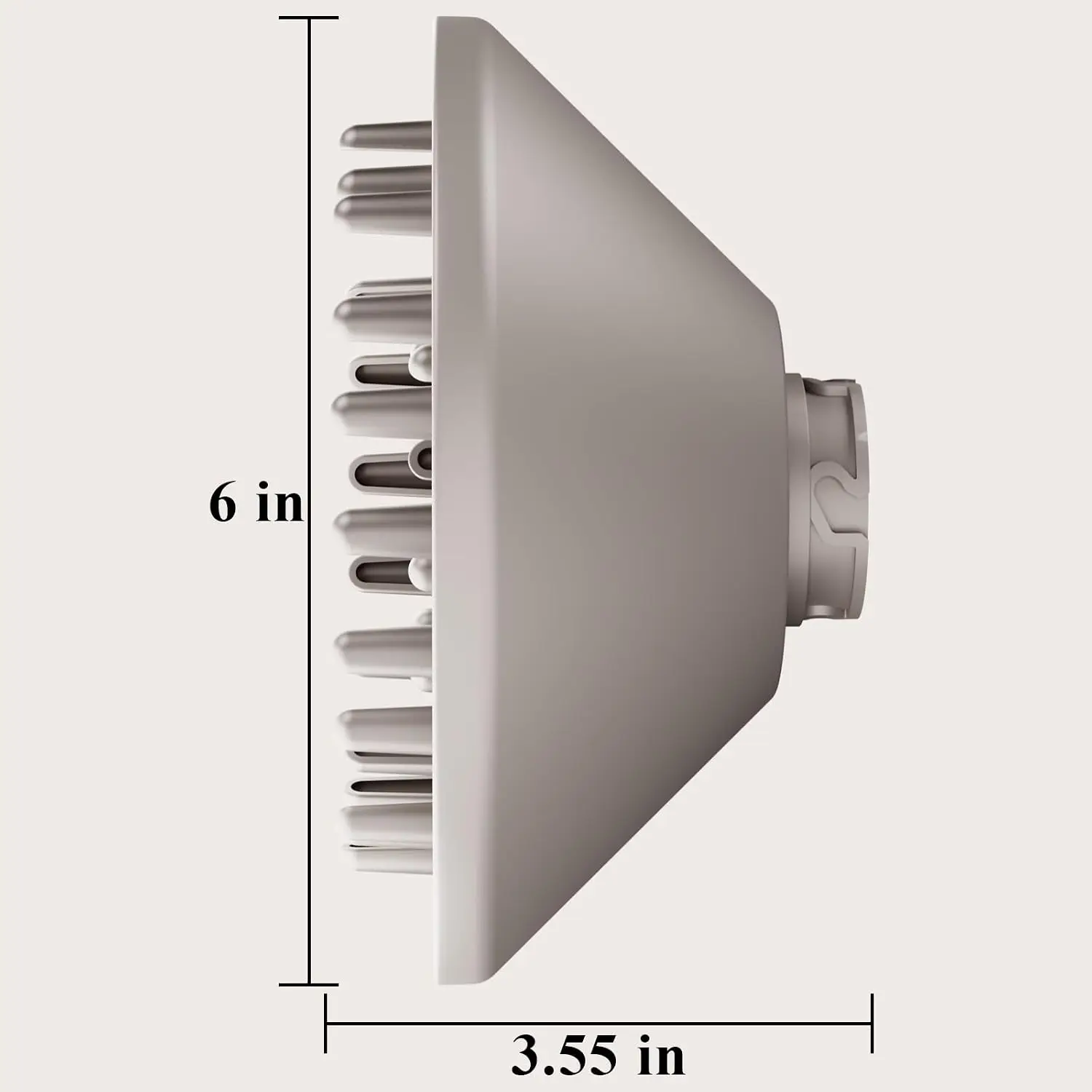 Large Diffuser Attachment Upgraded Nozzle Quick Dry For Curly Spiral Wavy Hair Styling