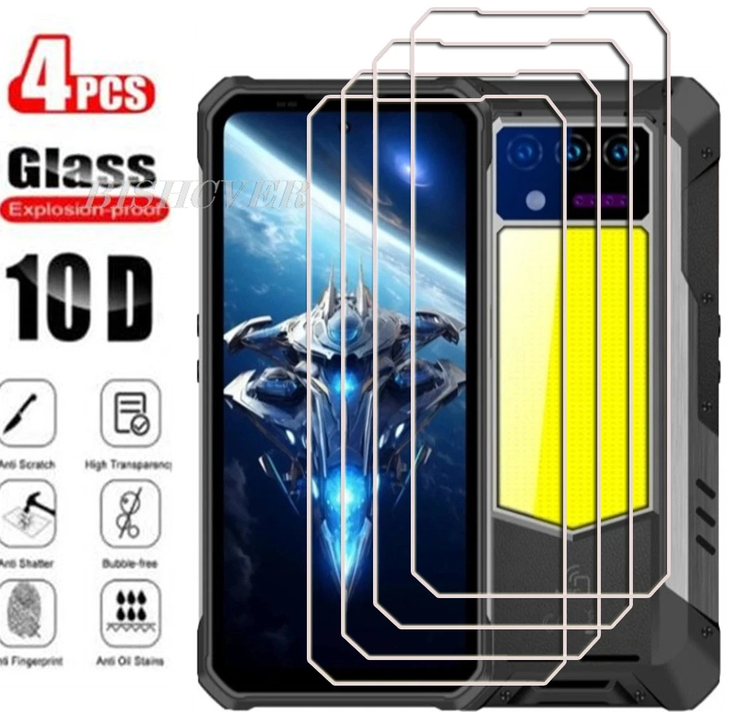 4Pcs For Oukitel WP100 Titan 6.8" OukitelWP100 WP100Titan Tempered Glass Screen Protector Glass Film