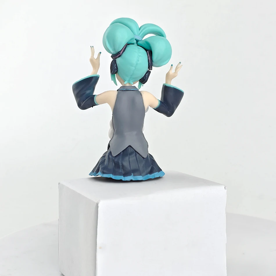 Kawaii Anime Hatsune Miku PVC-Figur, Puppe, Modell, Dekoration für Schreibtisch oder Armaturenbrett, Geburtstags- oder Weihnachtsgeschenk, Sammlerstück. – Detail 13