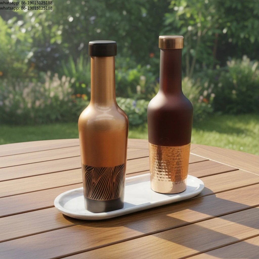 Imported pure copper water bottle, copper kettle, home outdoor sports cup, yoga copper kettle