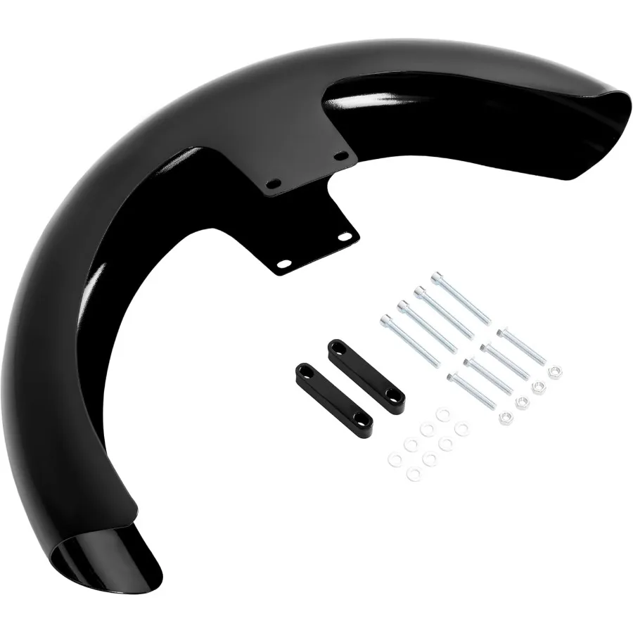 21 حاجز أمامي ملفوف للدراجات النارية متوافق مع 19942013 Harley Bagger Touring Road King Electra Street Road Glide يناسب #3