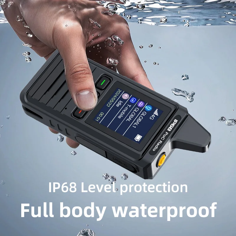BinQi BQ-F1 POC 4G LTE 5000km Handheld Walkie Talkie GPS PTT Platform Portable Global Communication Wireless IP68 Radio view 5