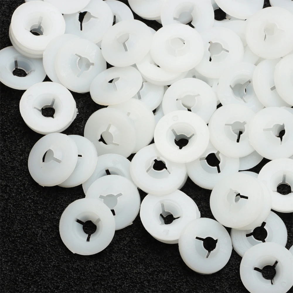 100Pcs/Bag Round Plastic Safety Eyes Round Gaskets Washers Nose Back for Doll Animal Toys Bear Animal Toys DIY Craft Accessories