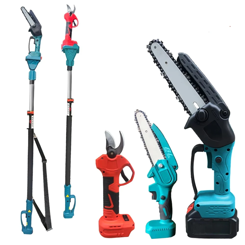 Rechargeable High Altitude Pruning Chain Lithium Battery Electric High Branch Saw For Greening Makita Пила Аккумуляторная Цепная