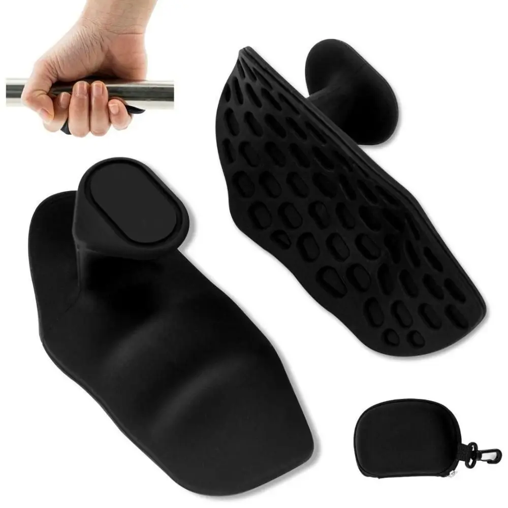 Anti-Slip Four-finger Grip Strengthener Breathable Comfort Prevent Calluses Workout Grips with Storage Box Portable