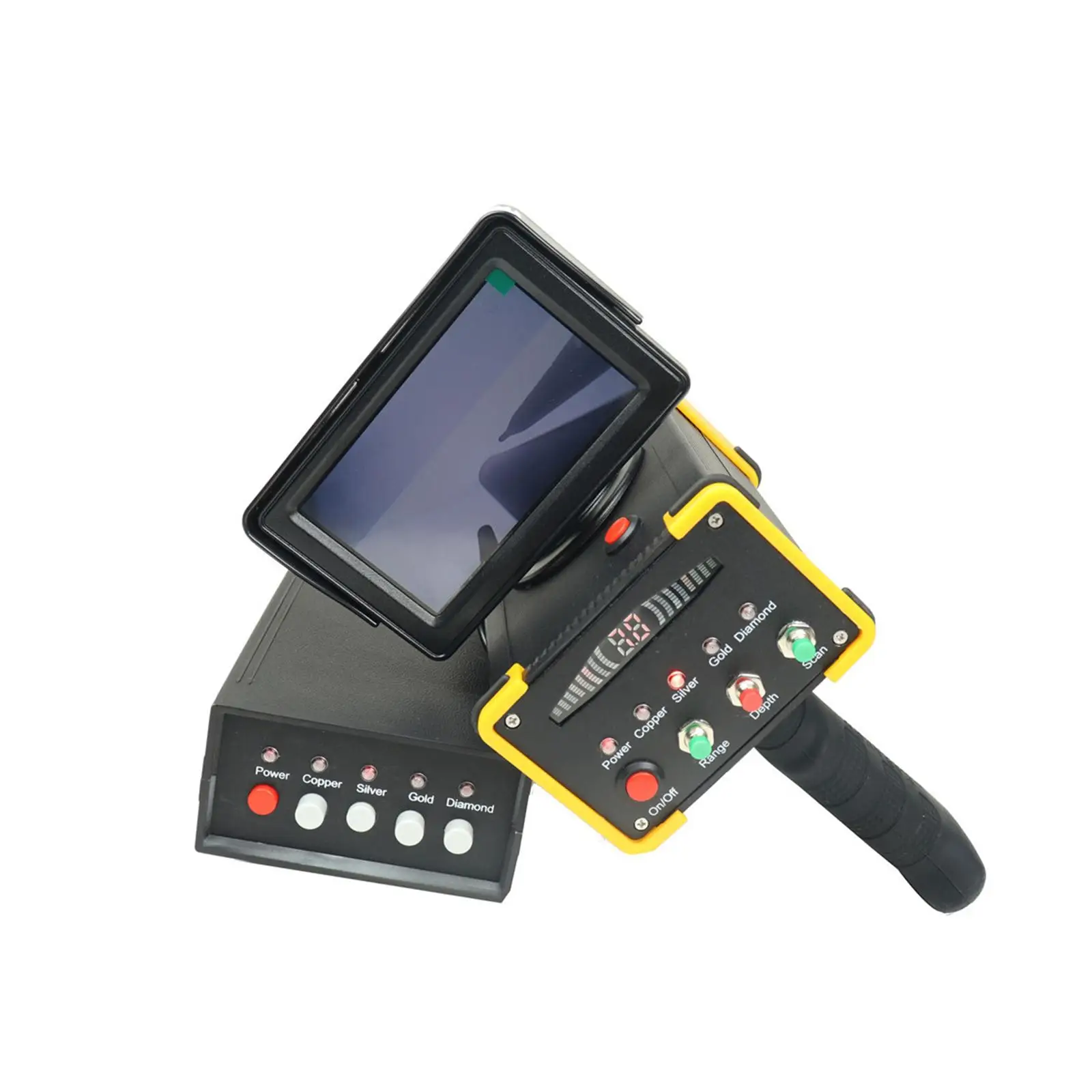 Underground Gold Detector High Accuracy Display Professional Metal Detection Device for Security Checks and Treasure Exploration
