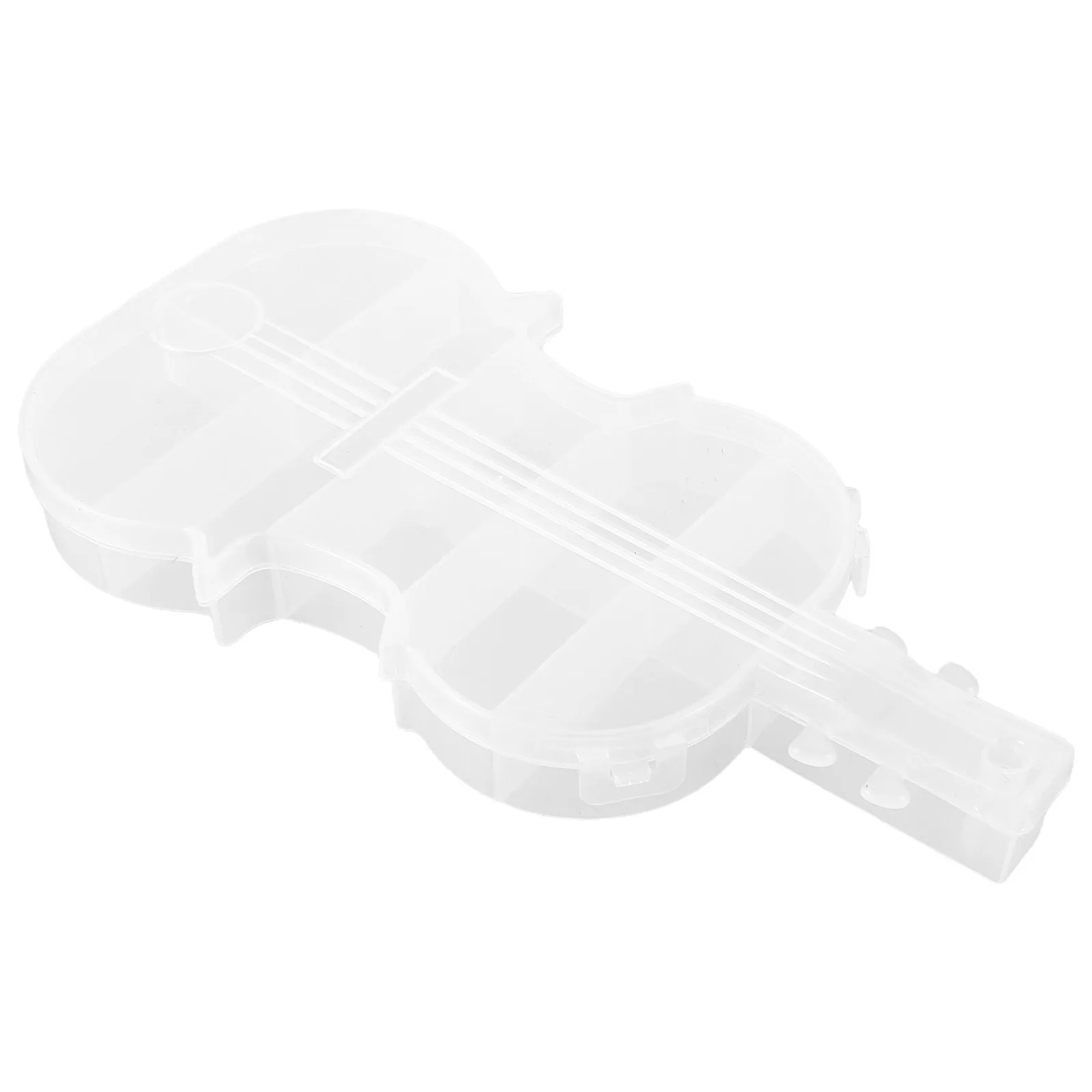 

Small Creative Transparent PP Plastic Bead Organizer Box for DIY Jewelry Hair Tie Storage Portable Clear Container for Crafts