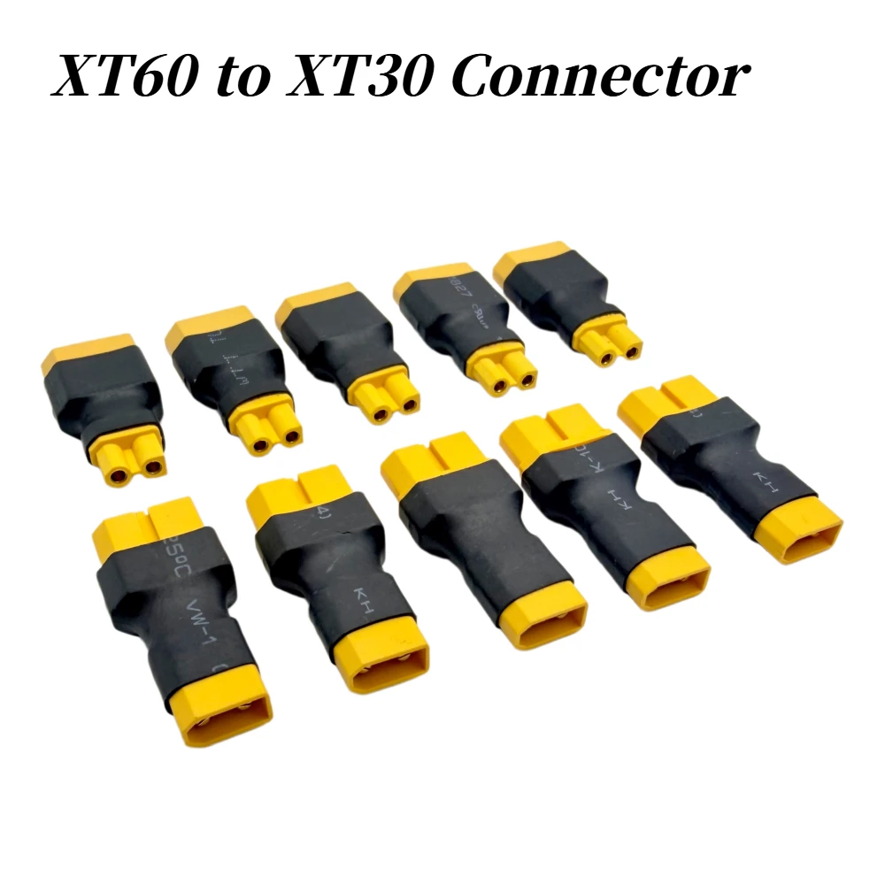 XT60 To XT30 Plug Adapter Converter Connector Male/Female Replacement Parallel Connector for Lipo Battery ESC