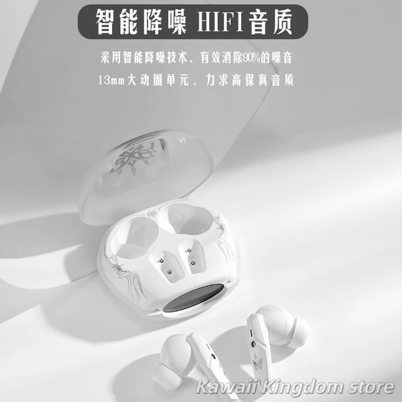 هونكاي: ستار ريل كاستوريس لعبة أنيمي سماعة رأس بخاصية البلوتوث شاشة ديجيتال شحن جراب طالب تأثيري هدية