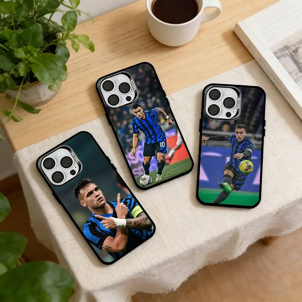 

Fierce L-Lautaro Martinez Phone Case For iPhone 17,16,15,14,13,12,11 Plus,Pro Max,XS,Colorful Silver Phone case Funda Cover