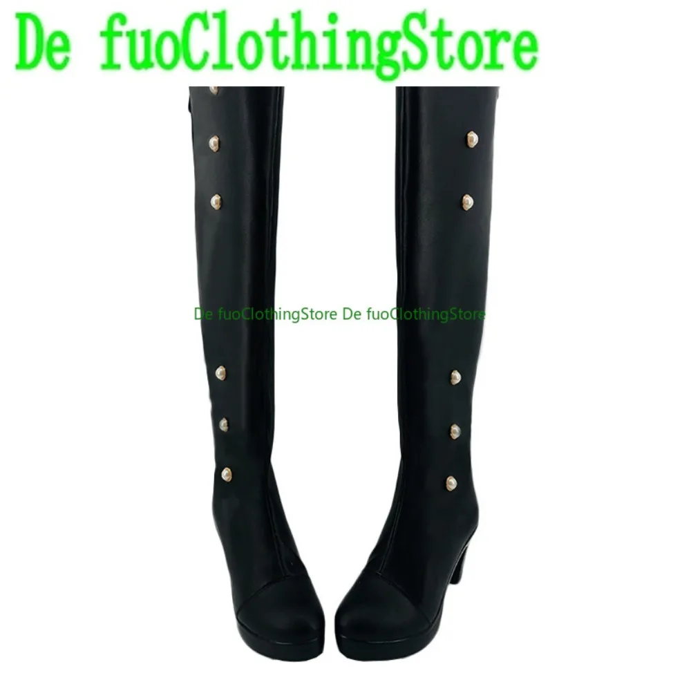 

Hyakuya обувь для косплея аниме игры ролевые костюмы на Хэллоуин реквизит обувь ботинки Defuo