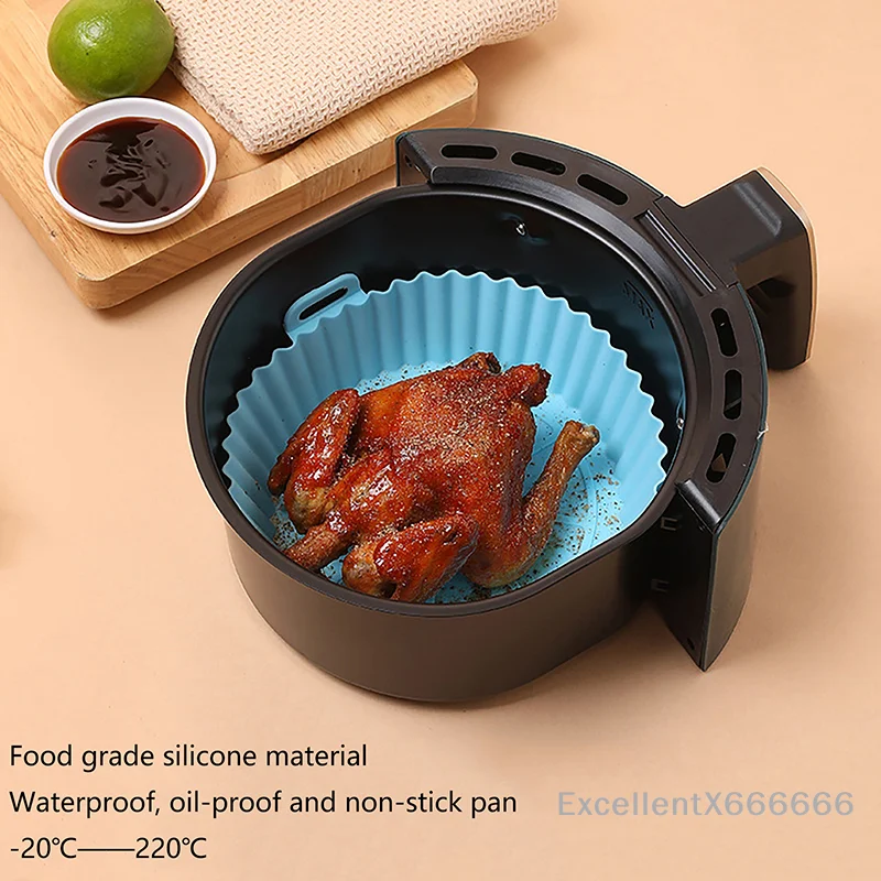 

20/16CM Universal Silicone Air Fryer Mould Air Fryer Silicone Mat Baking Mat Silicone Baking Mat