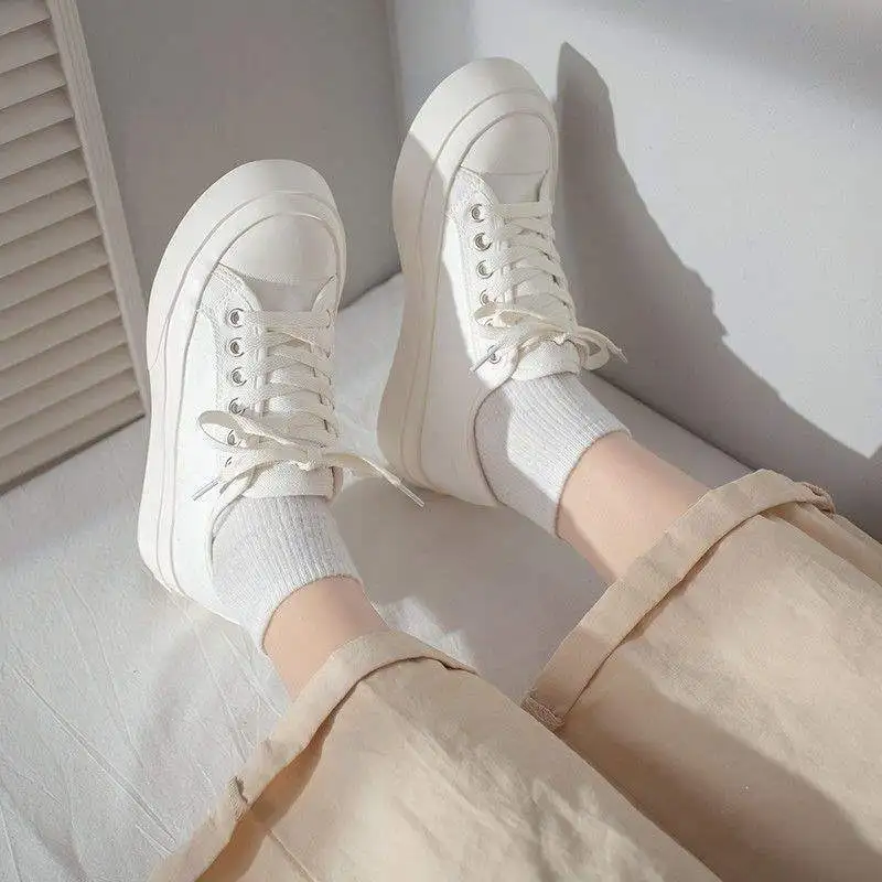 

Women's Shoes New Student Round Toe Canvas Shoes Designer Shoes for Women Fashion Comfort Casual Sneakers Footwear Zapatos Mujer