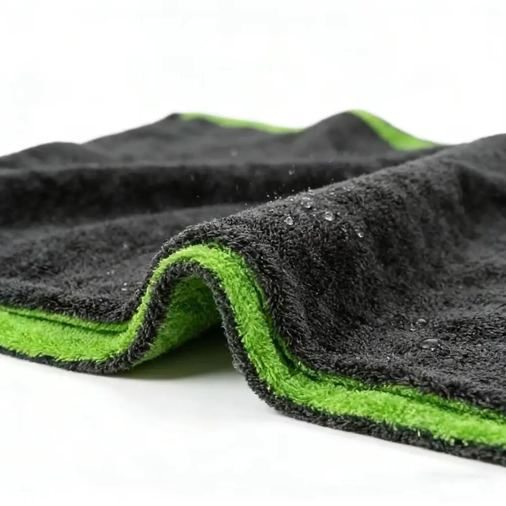 Super Absorbent Car Drying Towel Scratch-Free Double-Sided Microfiber Towel Twist Loop Large Size Auto Detailing Rag