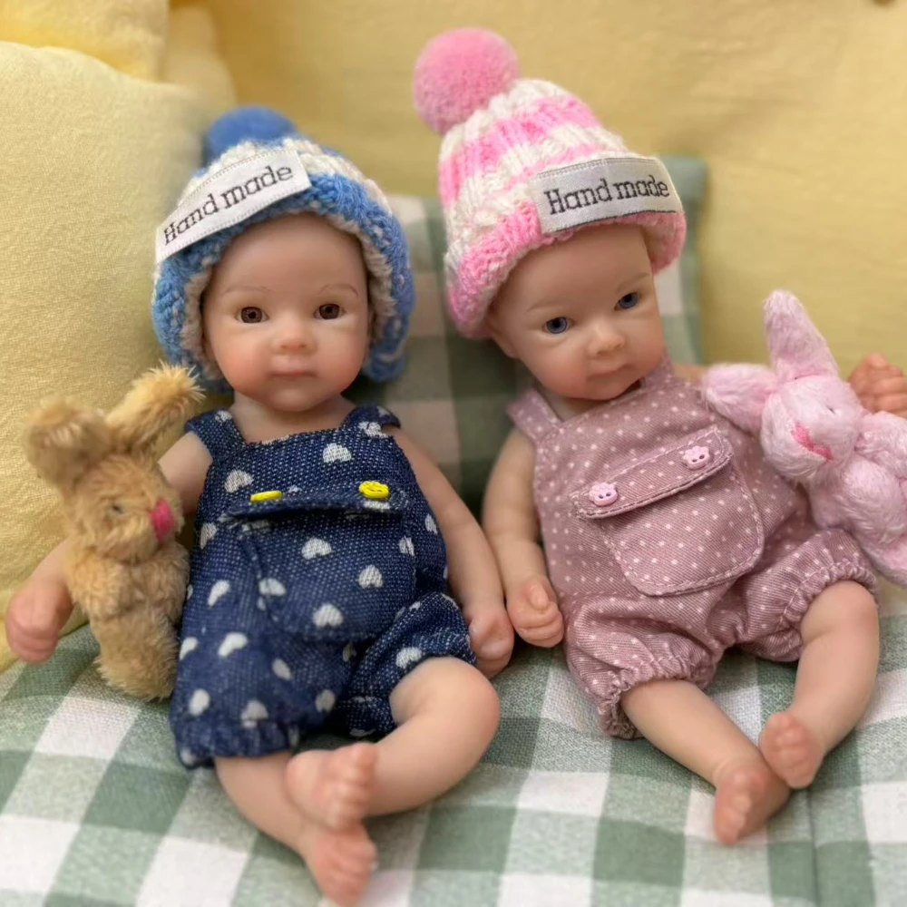 ตุ๊กตาซิลิโคนรีบอร์น Aizwa1 ขนาด 6 นิ้ว Bettie สำหรับเด็กผู้หญิงหรือเด็กผู้ชาย Handma bebe reborn de silicona ตุ๊กตาเด็กแรกเกิดสำหรับเด็ก เป็นของขวัญวันเกิด