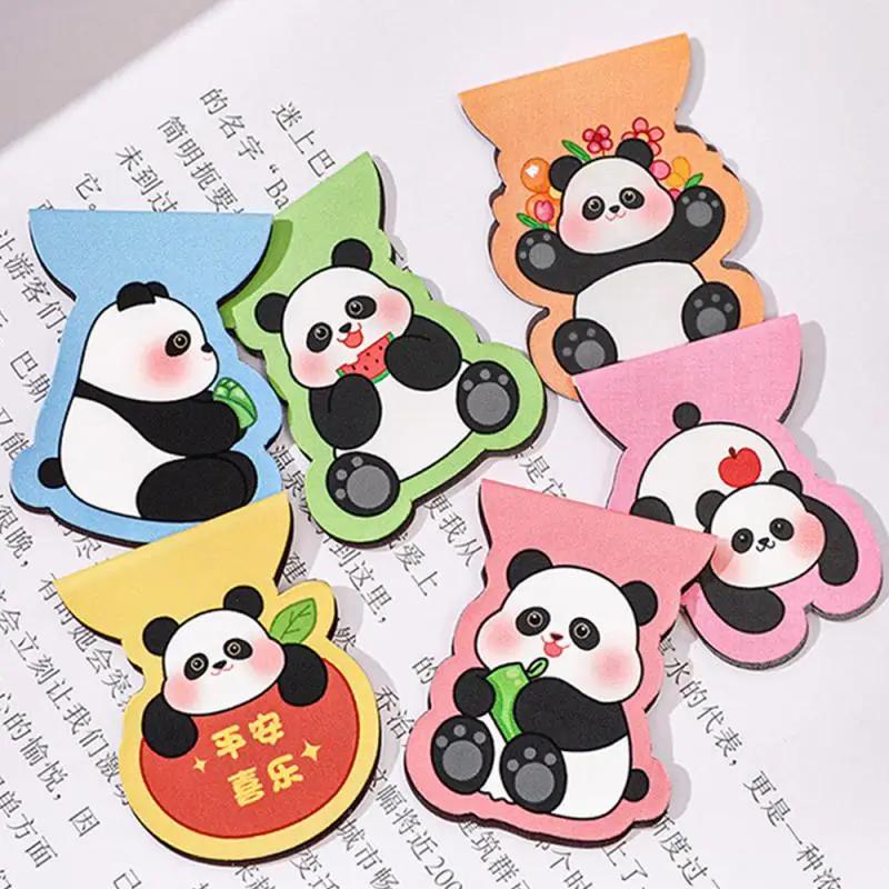 Страничная маркировка привлекательная сильная адсорбционная сила МАГНИТНЫЙ двусторонний узор прозрачная печать прекрасный Канцтовары подарок Закладка