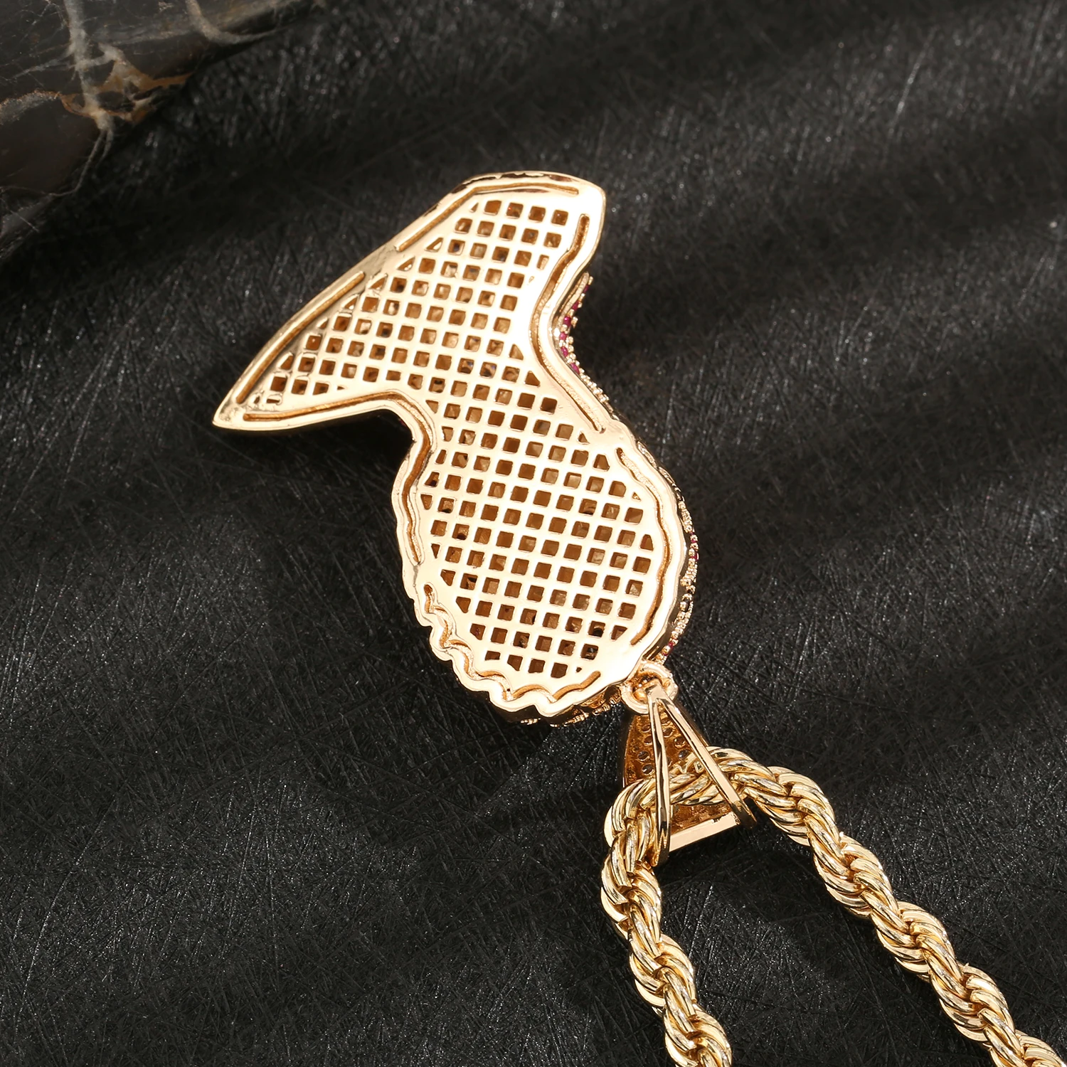 14k Hip Hop Men's Fashion Jewelry, Religious Gift for Parents, Native American Jesus, Virgin Mary, etc. Religious Small Pendant