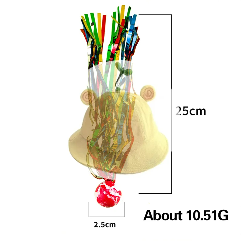 

20Pcs 25mm Bouncy Balls With Colorful Streamers Outdoor Toys For Kids Birthday Party Favors Christmas Thanksgiving Pinata Gifts