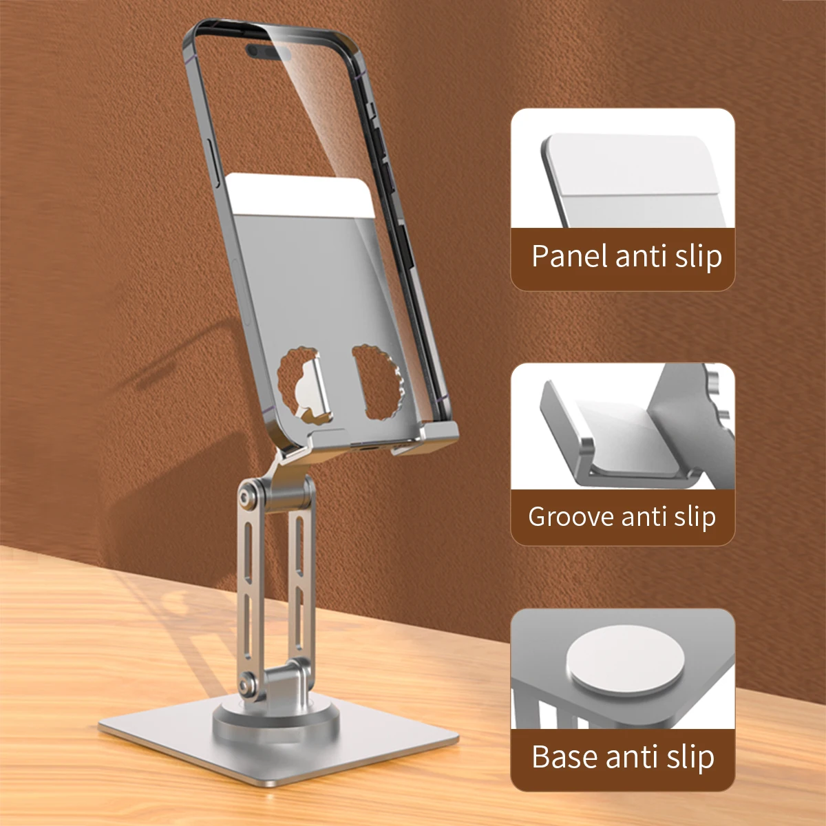 Rotatable Mobile Smart Phone Holder Stand For iPhone Samsung Xiaomi Mi Redmi Oneplus iPad Mini Kindle Smartphones Desktop Cradle