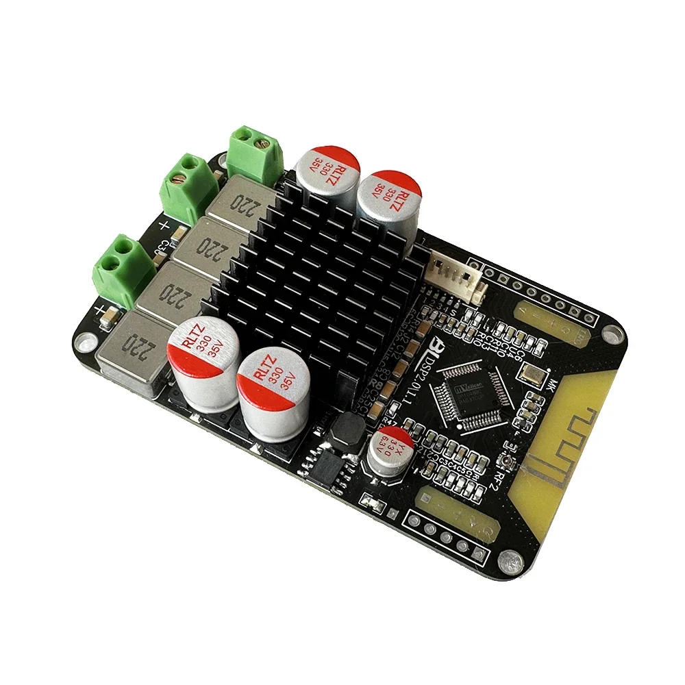 Nvarcher New version of dual chip TPA3116 Bluetooth Audio Amplifier Board 200W Stereo DSP Tuning Power  Support TWS