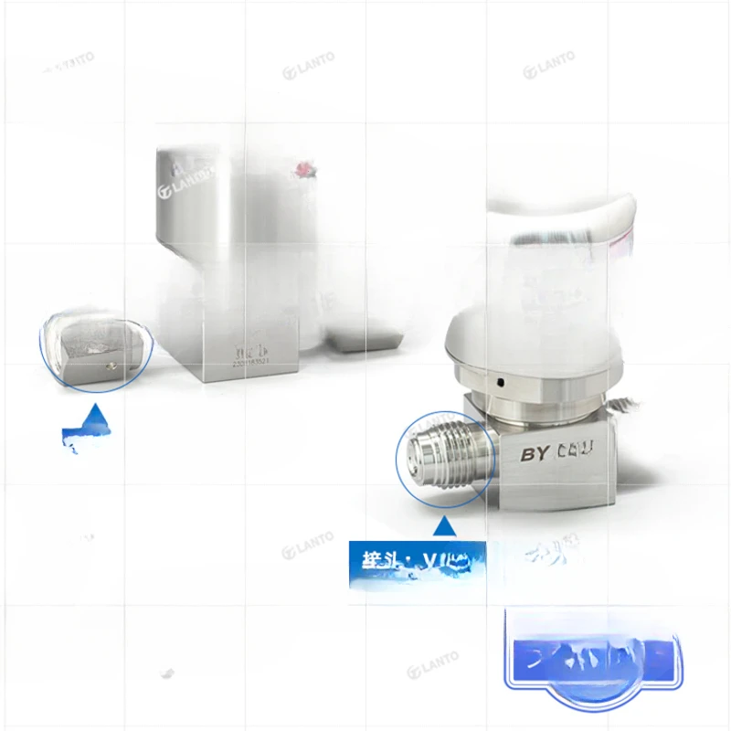 Pneumatic Diaphragm Valve 1/4VCR Male Head Female Head Normally Closed Vacuum Fujikin