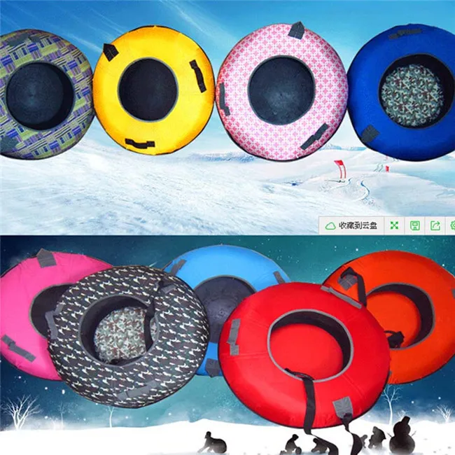 Pvc Inflatable Product Single Snow Tube Circle, Inflatable Snow Skiing Sled for Sale